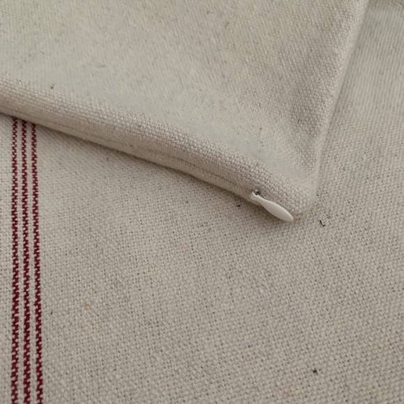 Handmade Grain Sack Pillow Covers-Set Of 2 - Picture 3 of 8